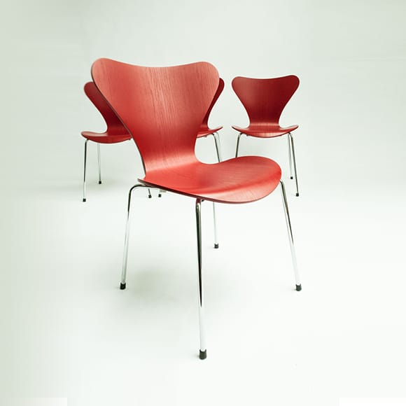 Seven Chair, Model 3107, Set of 4 